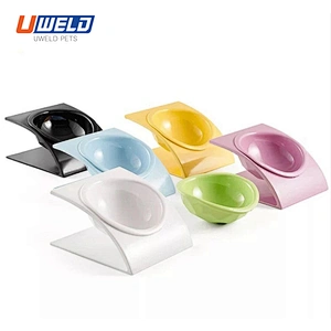 Uweld Melamine Bevel Single Bowl For Pet Food