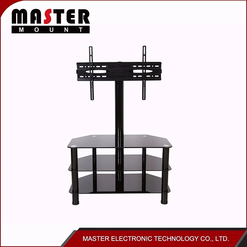 remote controlled glass table tv stand for lcd tv
