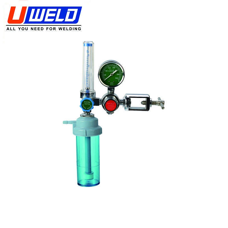 High Accuracy CE Medical Aluminum Brass Body CGA870 Oxygen Medical Regulator