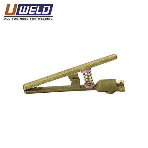 Japan Type Heavy Duty spring Brass golden Earth Clamp 300A/500A