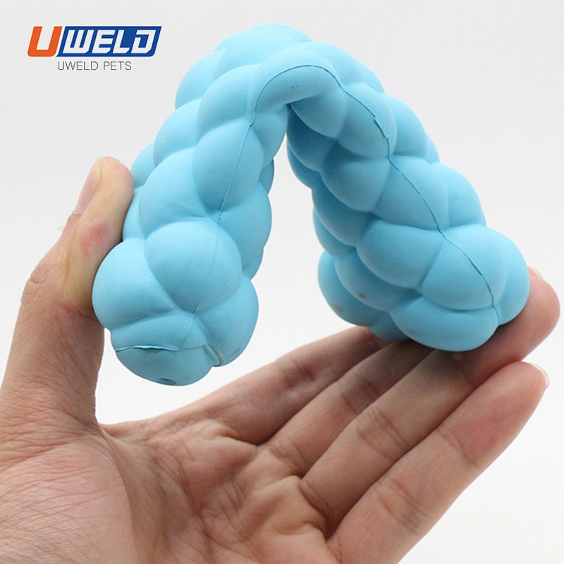 Uweld Natural Rubber Bone Shaped Sound Toy
