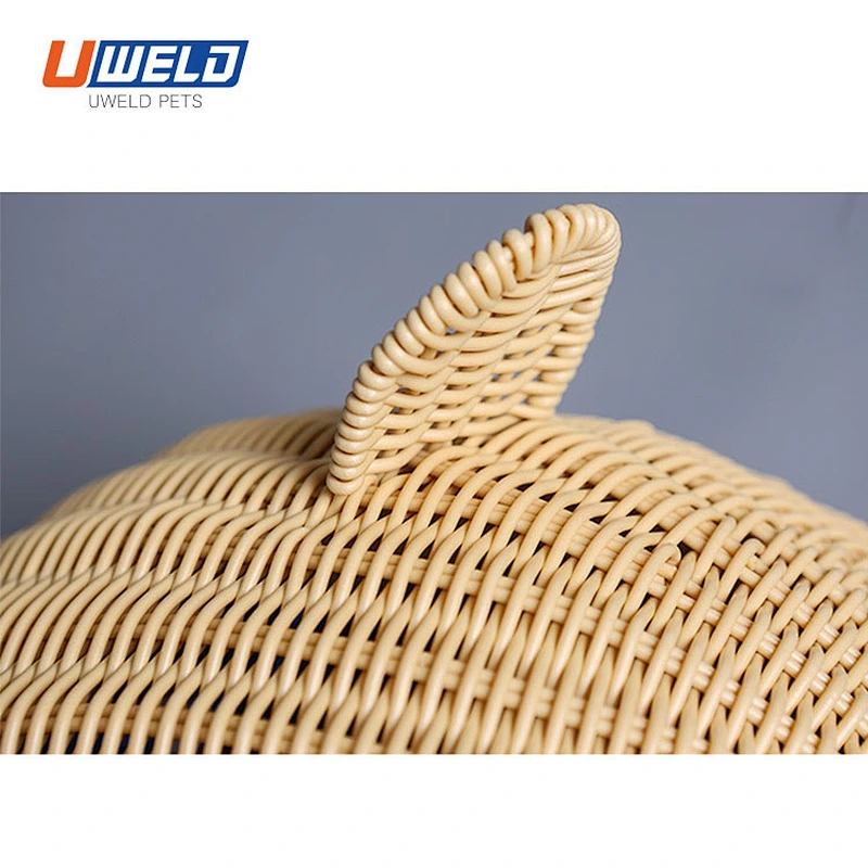 Uweld Rattan Cartoon Pet House