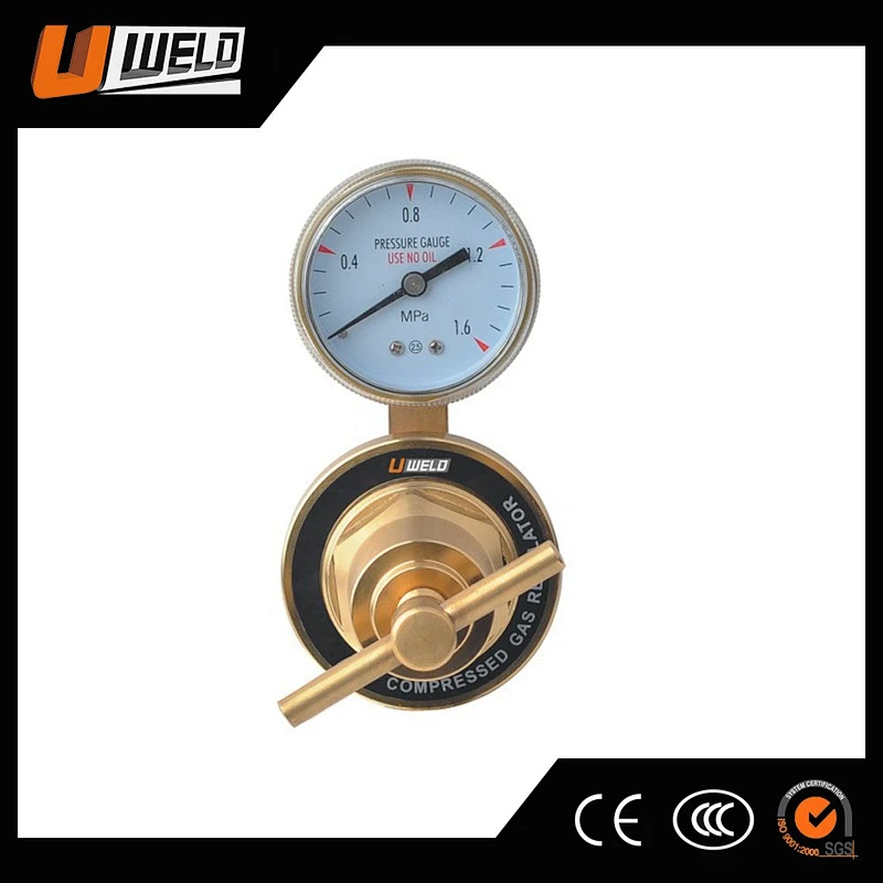 2 gauge oxygen air Forged brass body housing cap Pipeline regulator