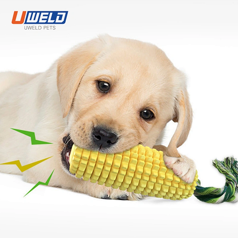 Uweld TPR  Corn Shape Sound Pet Toy