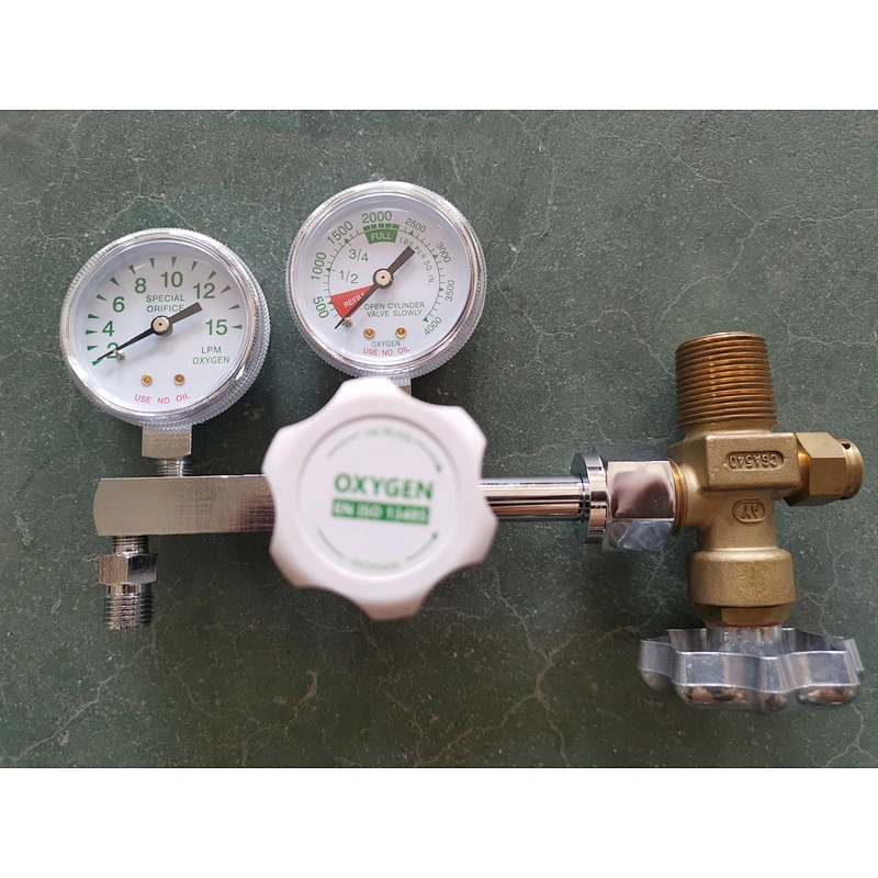 High Accuracy 3000Psi CGA540 Medical Oxygen Regulator for World Market