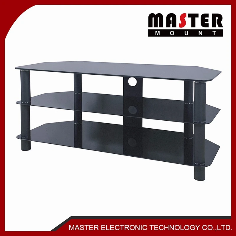Wholesale Black Como Corner TV Floor Stand
