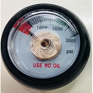 Small Balloon inflator pressure regulator gauge