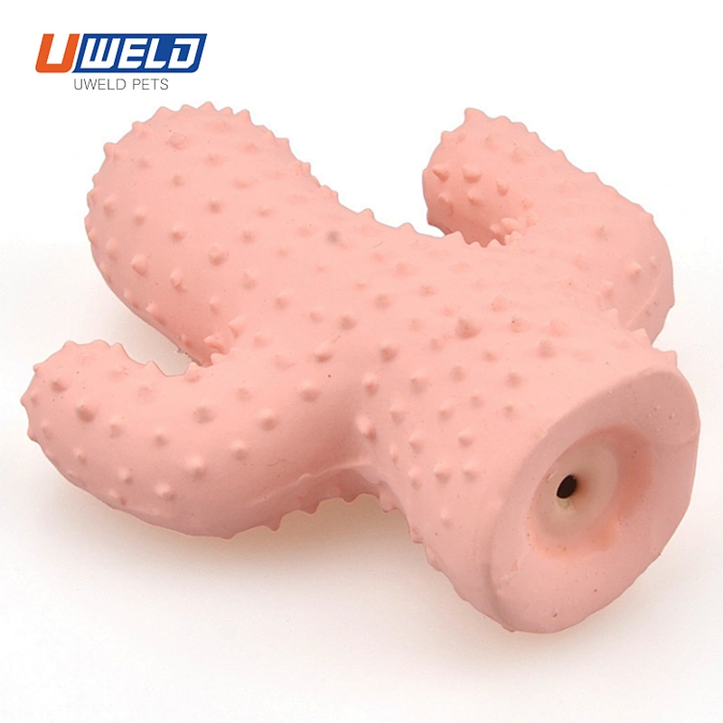 Uweld Cactus Shaped Latex  Pet Toy