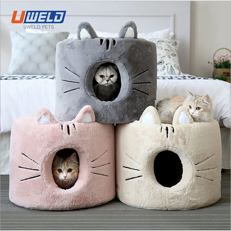 Uweld house Shaped Cartoon Pet House