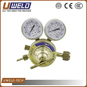 Heavy duty brass body Oxygen Acetylene gas regulator