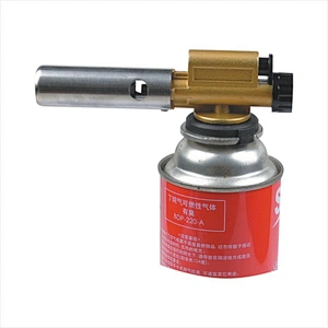 Auto Ignition Flamethrower Burner Butane Gas Blow Torch Camping Welding BBQ Tool