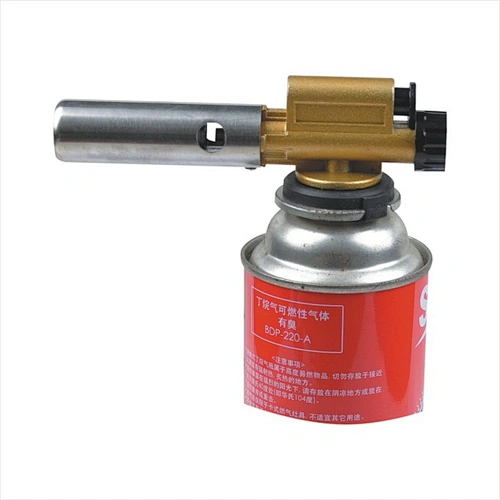 Auto Ignition Flamethrower Burner Butane Gas Blow Torch Camping Welding BBQ Tool
