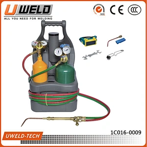 Portable Welding Cutting Kit Outfit with Cylinders