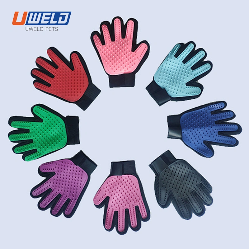 Uweld Silicone Glove For Pet Cleaning Massage