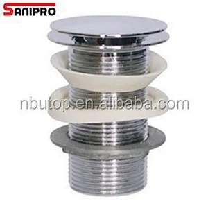 1 1/4'' Brass pop up waste with overflow