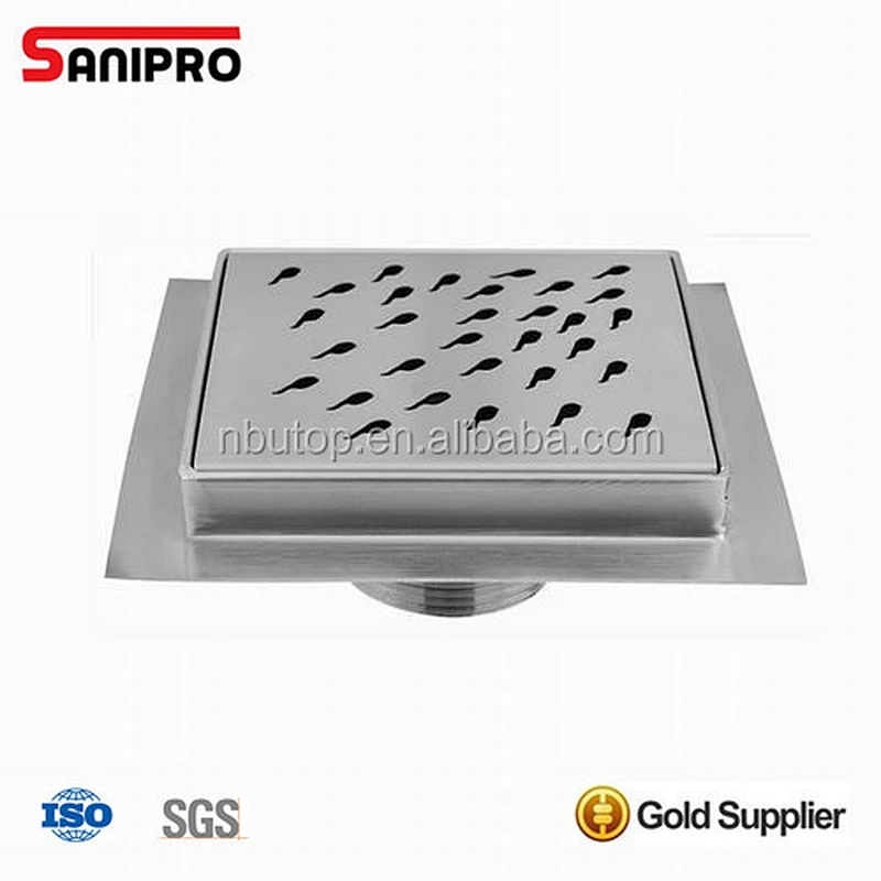 Classical style square decorative drain covers floor drains