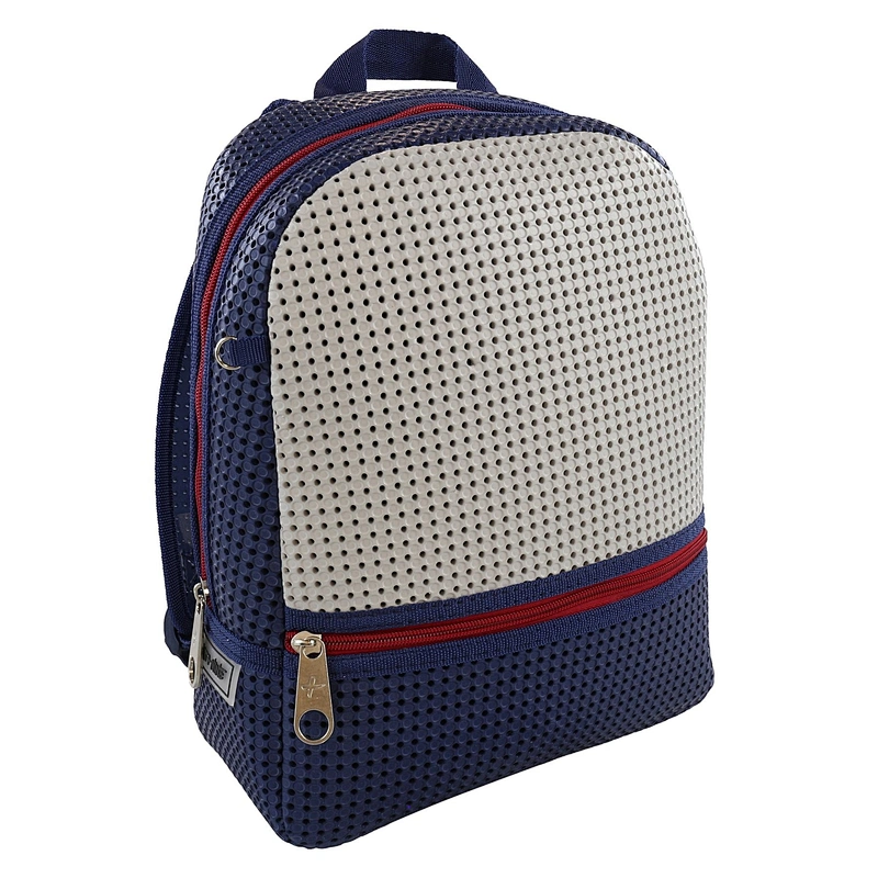 NEW DESIGN KIDS SCHOOL BAG WITH DIY RUBBER LABEL