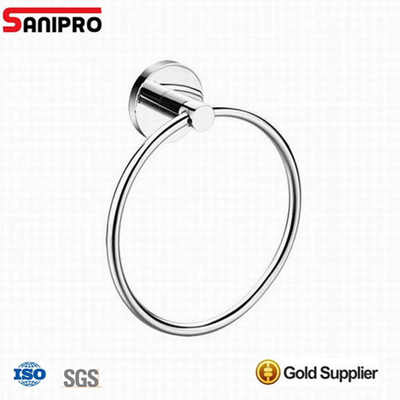 Bath towel hanger rings bar for bathrooms