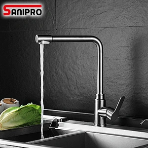 SANIPRO Multifunctional Pure Water Kitchen Sink Faucet Swivel Spout Mixer Tap With Purified Water outlet