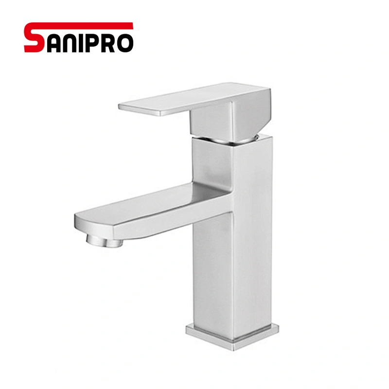 Luxury stainless steel 304 or brushed hot and cold water kitchen sink faucet