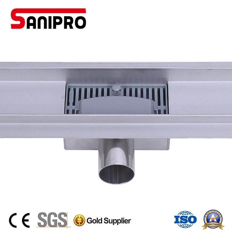 304 SUS Material bathroom floor drainage side outlet for European Market