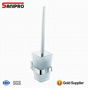 Modern long handle toilet brush with holders