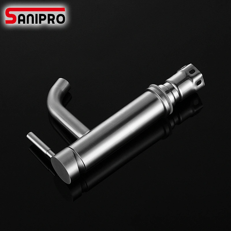 SANIPRO SUS304 Material Wash Basin Mixer Brushed Surface Fingerprint Resistant Bathroom Basin Faucet Durable Tap