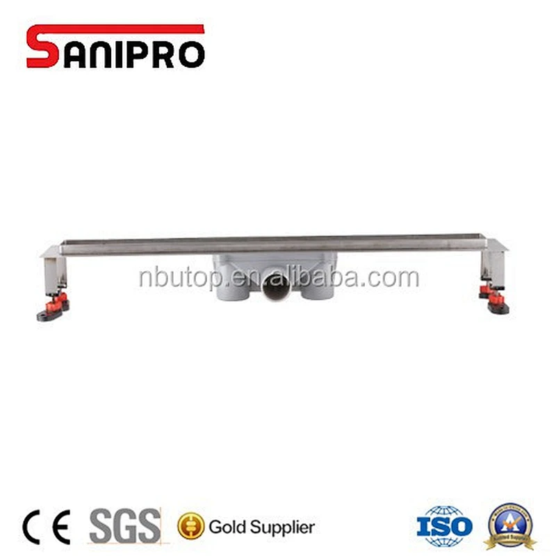 SANIPRO linear shower drain floor drain stainless steel cover