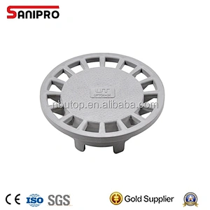Pipe fitting square pvc floor drain cover