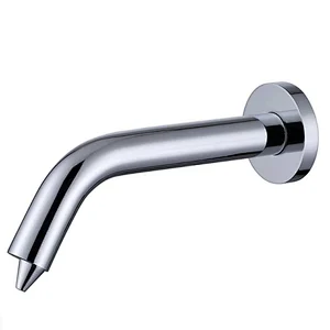 Brass Wall Mount Public Liquid Sanitizer faucet dispenser Auto Sensor Faucet Foam Soap Dispenser