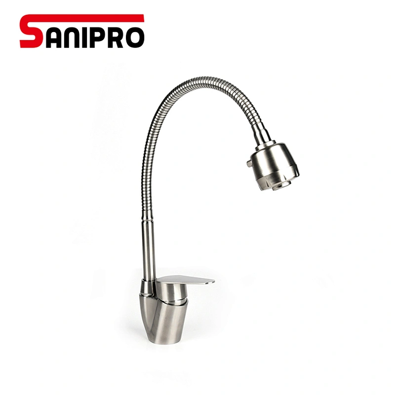 SANIPRO Kitchen Faucet Aerator 360 Degree Swivel Bubbler Adjustable Dual Mode Sprayer Filter Diffuser Water Saving Nozzle Faucet