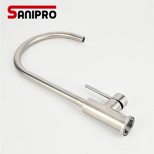 SANIPRO Kitchen Faucets Stainless Steel 25mm Cartridge Kitchen Mixer Single Handle Mixer Sink Tap Kitchen Faucet