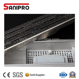 Sanipro hot sale smart stainless steel linear outflows side outlet