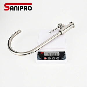 SANIPRO Kitchen Faucets Stainless Steel 25mm Cartridge Kitchen Mixer Single Handle Mixer Sink Tap Kitchen Faucet