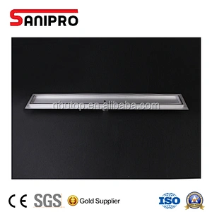 Convenient stainless steel shower trench drain grate cover