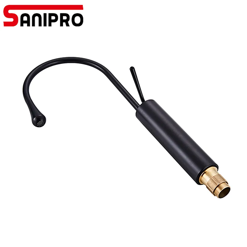 SaniproWater drop shaped stainless steel 304 painted kitchen faucet