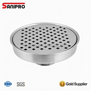 Bathroom shower stainless steel round drainer