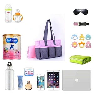 Uweld Tote Diaper Bag With Changing Mat