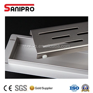 Convenient stainless steel shower trench drain grate cover
