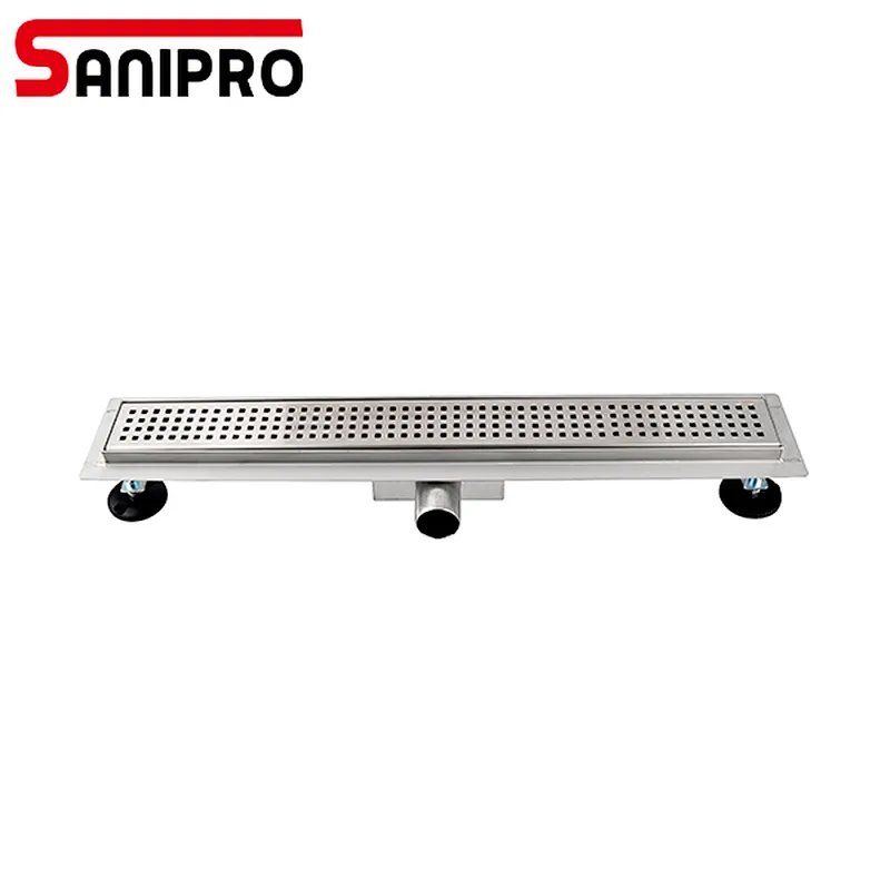 SANIPRO 35L flow rate floor drain SS304 shower drain linear channel drainage