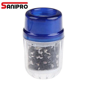 SANIPRO Kitchen Activated Carbon Water Filter Faucet Tap Household Water Filter Remove Rust Sediment Filtration Exposed
