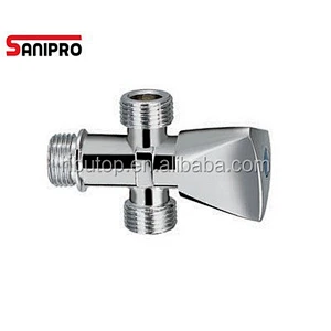 1/2'' high quality heavy duty basin angle valve with chrome plated