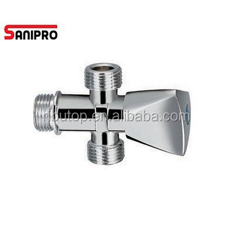 1/2'' high quality heavy duty basin angle valve with chrome plated