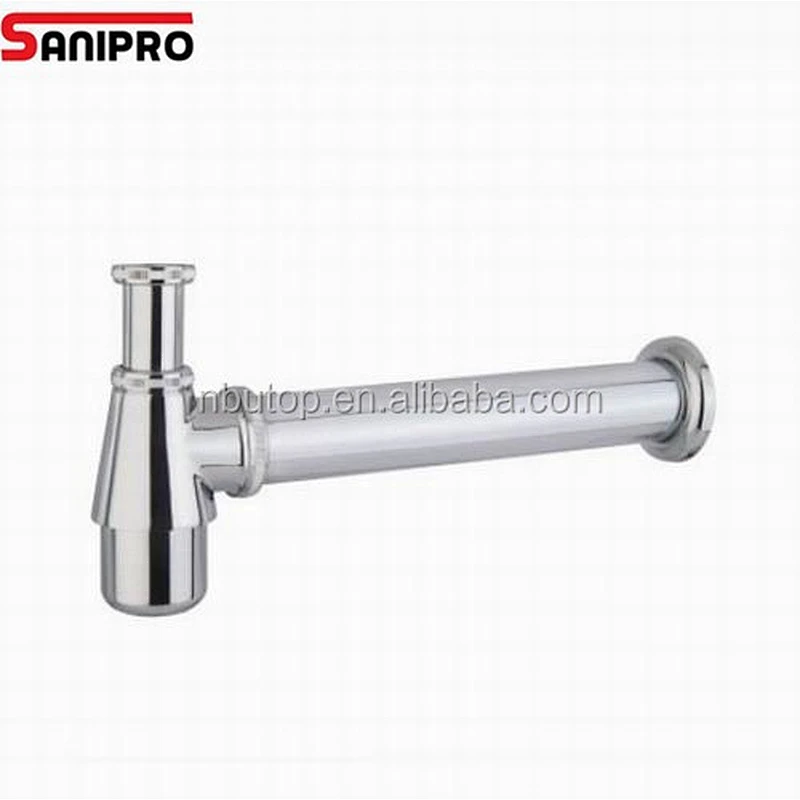 1 1/4'' Brass basin Siphon with chrome plated