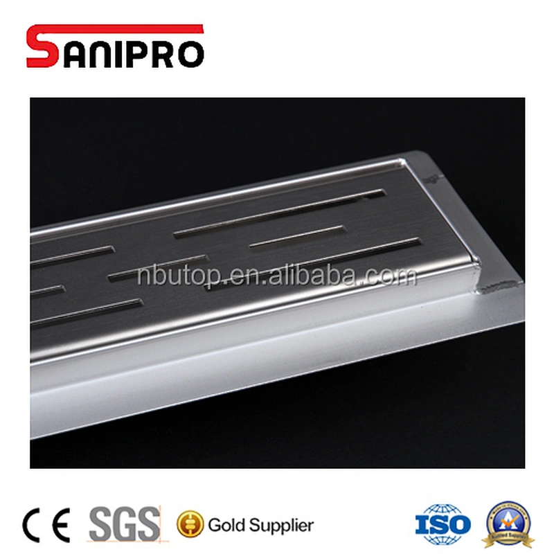 Sanipro long stainless steel channel shower drain cover