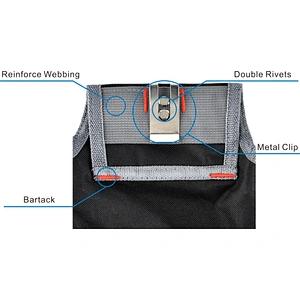 Uweld Multi Function Tool Waist Bag Open Mouth Holder Tool Belts Tool Pouch