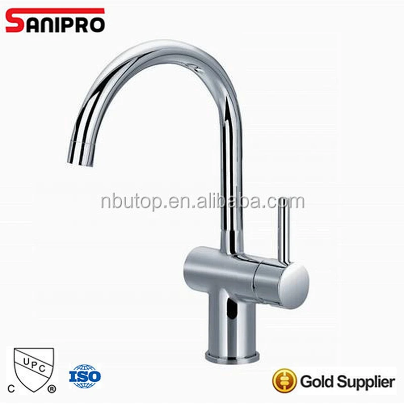 Sanipro brass chrome plating single lever UPC bathroom faucet