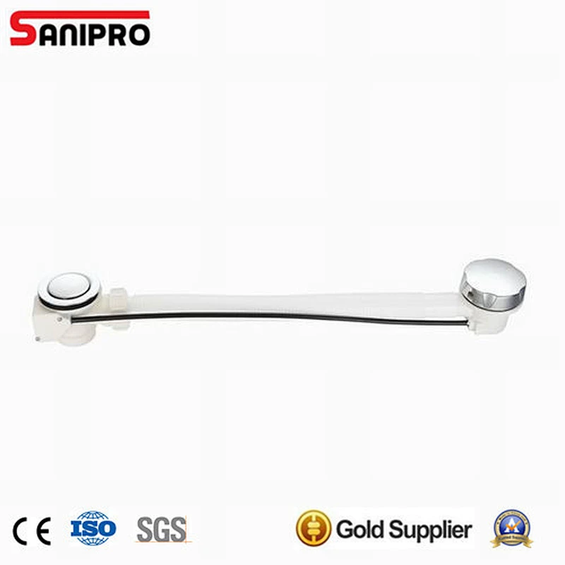 1 1/2'' bathroom bathtub drain waste with plastic flexible pipe