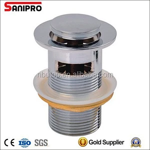 1 1/4'' Brass pop up waste with overflow