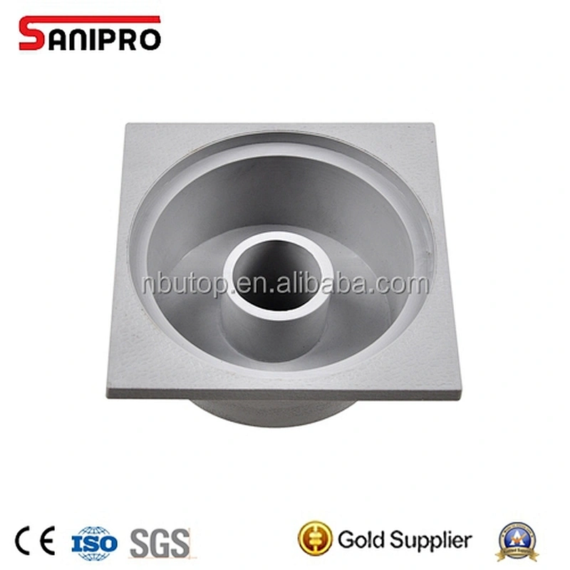 Pipe fitting square pvc floor drain cover